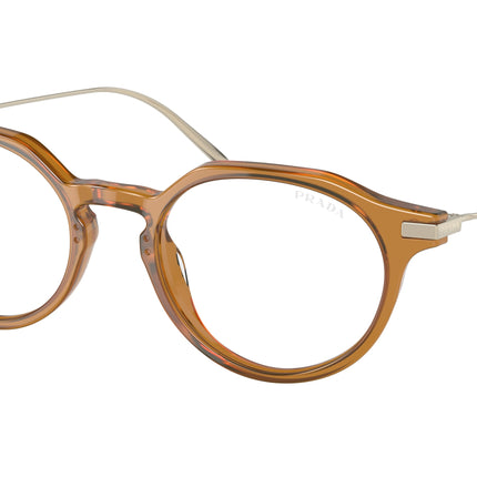 Prada PR12YS Phantos Sunglasses  15B08N-Opal Honey 51-145-20 - Color Map Tortoise