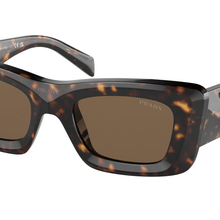 Prada PR13ZSF Cat Eye Sunglasses  2AU06B-Tortoise 52-140-20 - Color Map Tortoise