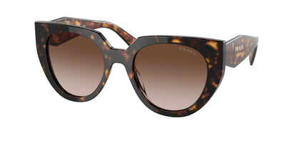 Prada PR14WS Cat Eye Sunglasses  2AU6S1-Tortoise 52-140-20 - Color Map Tortoise
