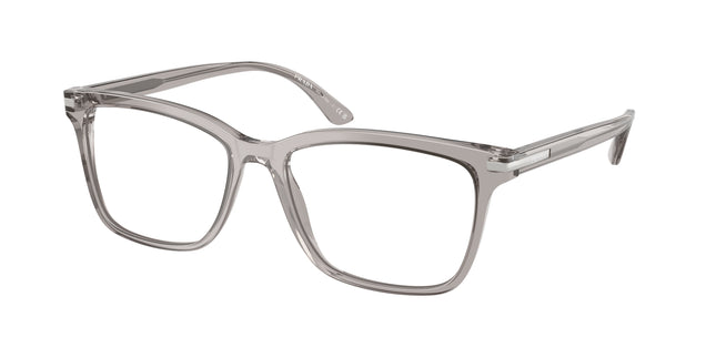 Prada PR14WVF Rectangle Eyeglasses  10J1O1-Hematite 56-150-17 - Color Map Grey