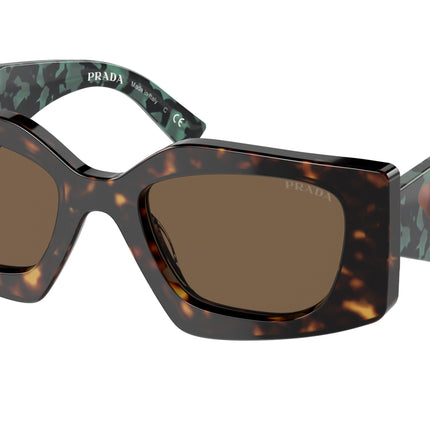 Prada PR15YS Irregular Sunglasses  2AU06B-Tortoise 51-140-21 - Color Map Tortoise