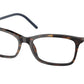 Prada PR16WV Rectangle Eyeglasses  2AU1O1-Tortoise 52-140-17 - Color Map Tortoise