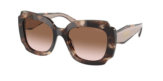 Prada PR16YSF Irregular Sunglasses  01R0A6-Havana 54-140-18 - Color Map Tortoise