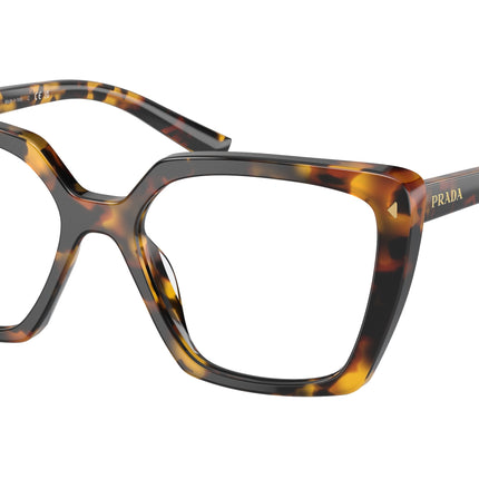 Prada PR16ZV Square Eyeglasses  VAU1O1-Havana 53-145-17 - Color Map Tortoise