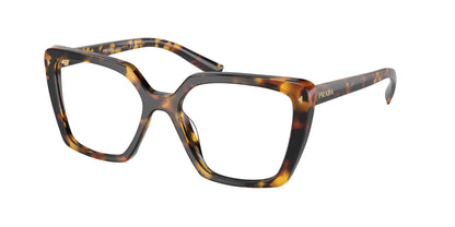 Prada PR16ZV Square Eyeglasses  VAU1O1-Havana 53-145-17 - Color Map Tortoise