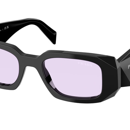 Prada PR17WSF Rectangle Sunglasses  16K40J-Black 51-145-20 - Color Map Black