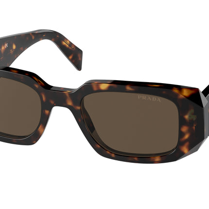 Prada PR17WS Rectangle Sunglasses  2AU8C1-Tortoise 49-145-20 - Color Map Tortoise