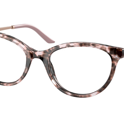 Prada PR17WV Oval Eyeglasses  ROJ1O1-Orchid Tortoise 53-140-19 - Color Map Tortoise
