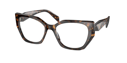 Prada PR18WV Irregular Eyeglasses  2AU1O1-Tortoise 54-145-17 - Color Map Tortoise