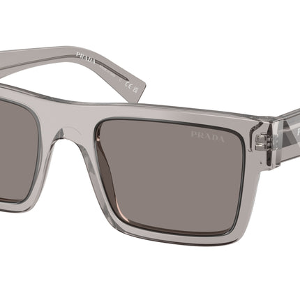 Prada PR19WS Rectangle Sunglasses  10J80Q-Hematite 52-145-21 - Color Map Grey