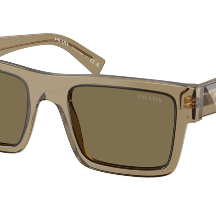 Prada PR19WS Rectangle Sunglasses  29E90F-Terra 52-145-21 - Color Map Brown
