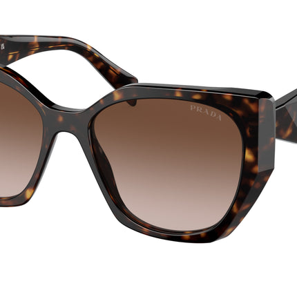 Prada PR19ZSF Pillow Sunglasses  2AU6S1-Tortoise 56-145-16 - Color Map Tortoise