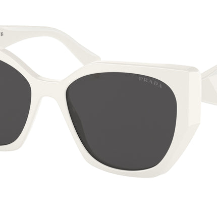 Prada PR19ZS Pillow Sunglasses  1425S0-Talc 55-145-17 - Color Map White