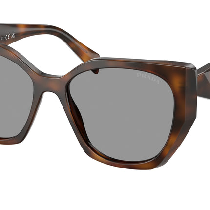 Prada PR19ZS Pillow Sunglasses  20D50Q-Juniper Tortoise 55-145-17 - Color Map Tortoise