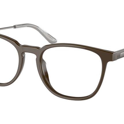 Prada PR19ZV Pillow Eyeglasses  11J1O1-Brown 53-140-19 - Color Map Brown