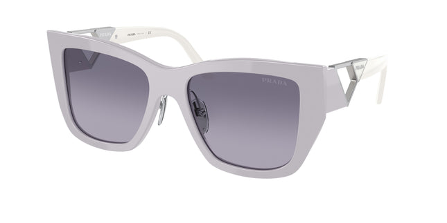 Prada PR21YS Square Sunglasses  07Z08I-Wisteria 54-140-18 - Color Map Blue