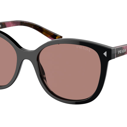 Prada PR22ZS Square Sunglasses  12O10D-Mogano 53-145-17 - Color Map Brown