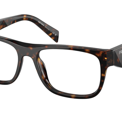 Prada PR22ZV Pillow Eyeglasses  19J1O1-Loden/Black 55-145-17 - Color Map Green