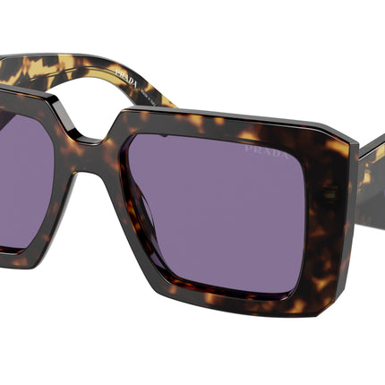 Prada PR23YSF Square Sunglasses  2AU05Q-Tortoise 52-140-19 - Color Map Tortoise