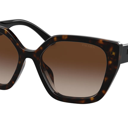Prada PR24XS Rectangle Sunglasses  2AU6S1-Havana 52-140-18 - Color Map Tortoise