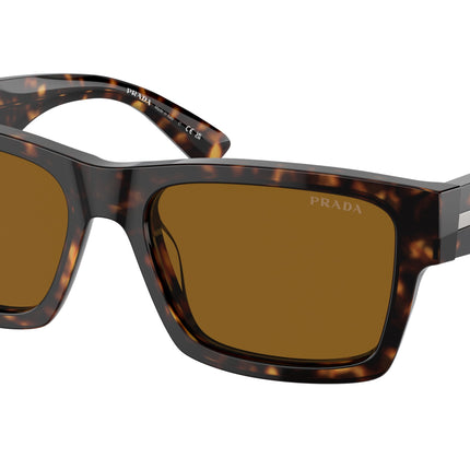 Prada PR25ZS Rectangle Sunglasses  2AU0B0-Tortoise 56-140-18 - Color Map Tortoise