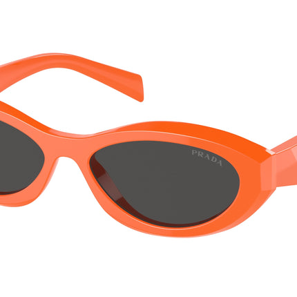 Prada PR26ZSF Irregular Sunglasses  12L08Z-Orange 56-145-15 - Color Map Orange