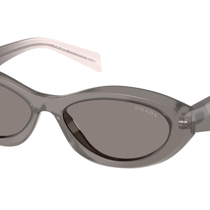 Prada PR26ZSF Irregular Sunglasses  20F80Q-Grey 56-145-15 - Color Map Grey
