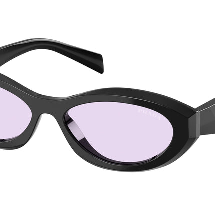 Prada PR26ZS Irregular Sunglasses  16K40J-Black 55-145-16 - Color Map Black