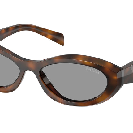 Prada PR26ZS Irregular Sunglasses  20D50Q-Juniper Tortoise 55-145-16 - Color Map Tortoise