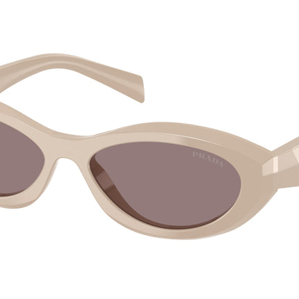 Prada PR26ZS Irregular Sunglasses  25B6X1-Powder 55-145-16 - Color Map Pink