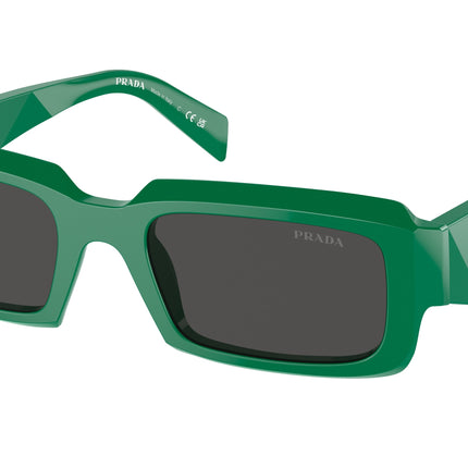 Prada PR27ZSF Irregular Sunglasses  11L08Z-Black/Mango 55-145-19 - Color Map Black