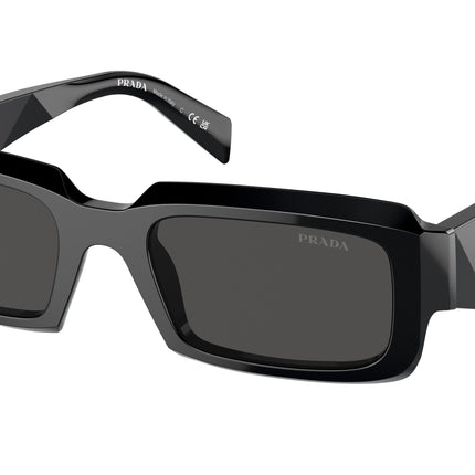 Prada PR27ZS Irregular Sunglasses  16K08Z-Black 54-145-21 - Color Map Black