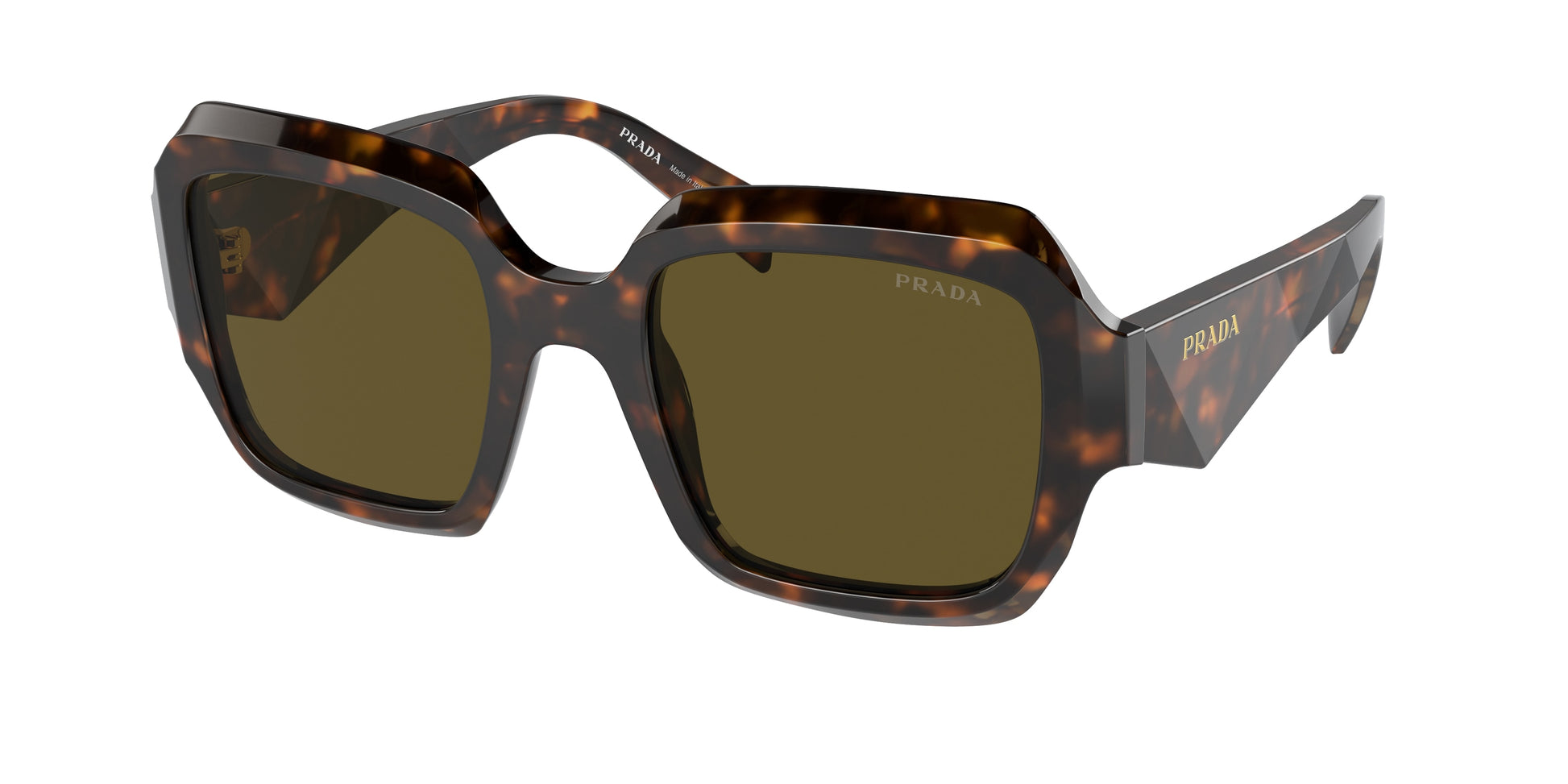 Prada PR28ZSF Pillow Sunglasses  14L09Z-Sage/Honey Tortoise 54-145-20 - Color Map Green