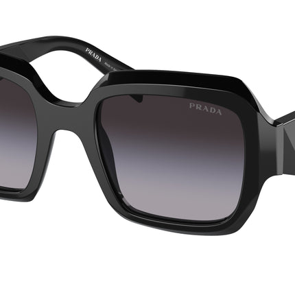 Prada PR28ZS Pillow Sunglasses  16K90A-Black 53-145-22 - Color Map Black