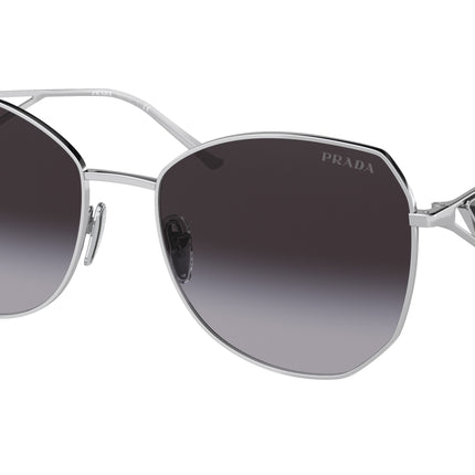 Prada PR57YS Irregular Sunglasses  1BC5D1-Silver 57-140-18 - Color Map Silver