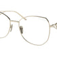 Prada PR57YS Irregular Sunglasses  ZVN08N-Pale Gold 57-140-18 - Color Map Gold