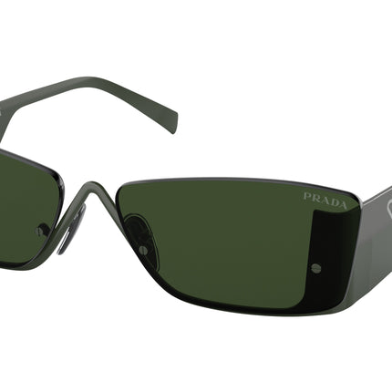Prada PR59ZS Butterfly Sunglasses  13H02V-Military 64-135-16 - Color Map Green