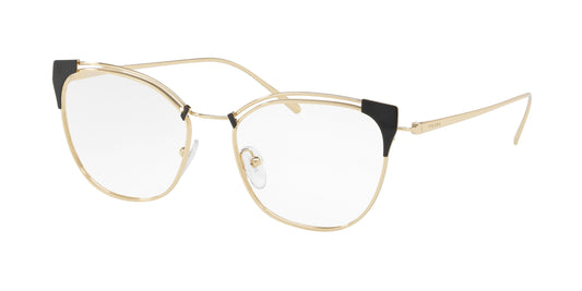 Prada CONCEPTUAL PR62UV Cat Eye Eyeglasses  YEE1O1-Grey 53-140-17 - Color Map Grey
