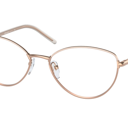 Prada PR62WV Butterfly Eyeglasses  05R1O1-Powder/Pink Gold 55-140-17 - Color Map Grey