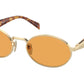 Prada PR65ZS Oval Sunglasses - Lensntrends