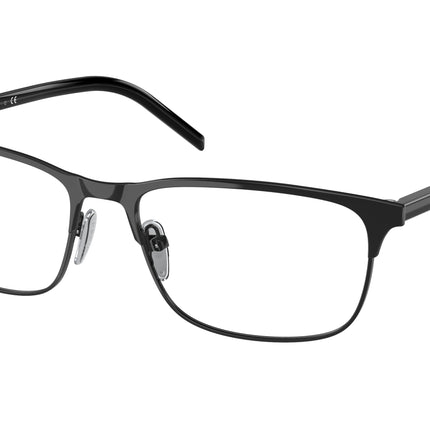 Prada PR66YV Pillow Eyeglasses  1AB1O1-Black 57-145-17 - Color Map Black