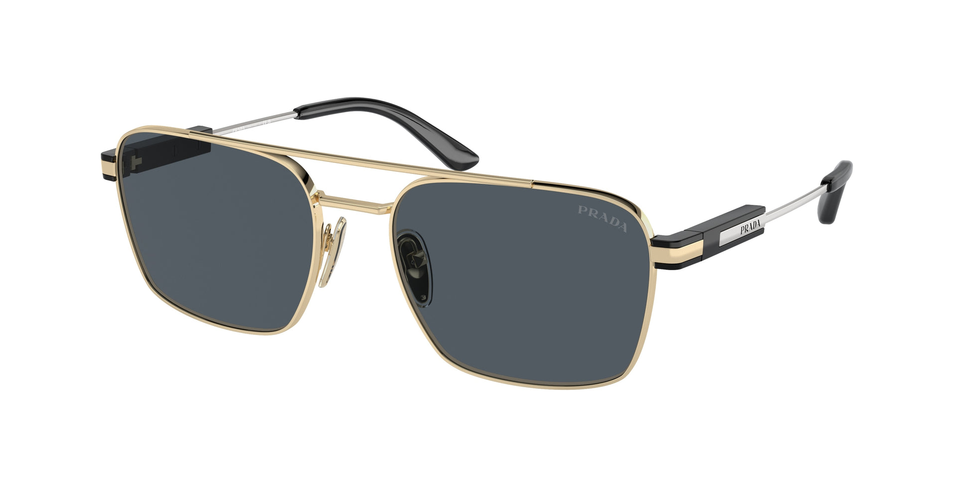 Prada PR67ZS Pillow Sunglasses  ZVN09T-Pale Gold 56-145-18 - Color Map Gold