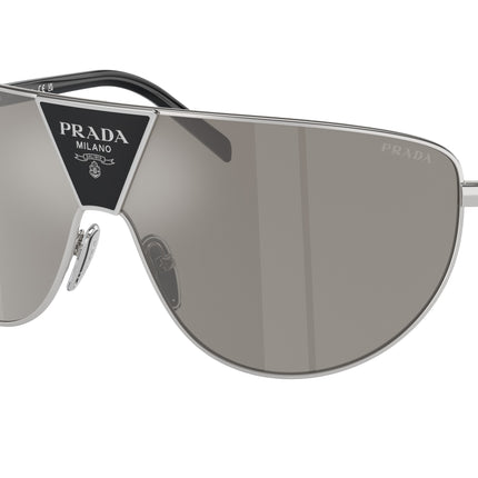Prada PR69ZS Rectangle Sunglasses  1BC2B0-Silver 37-130-137 - Color Map Silver