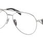 Prada PR73ZS Pilot Sunglasses  1BC08N-Silver 61-140-14 - Color Map Silver