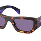 Prada PRA01SF Pillow Sunglasses  14O50B-Havana 55-145-17 - Color Map Tortoise