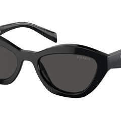 Prada PRA02S Butterfly Sunglasses  16K08Z-Black 52-140-19 - Color Map Black