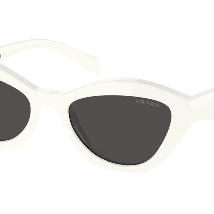 Prada PRA02S Butterfly Sunglasses  17K08Z-White 52-140-19 - Color Map White