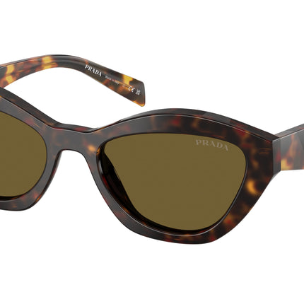 Prada PRA02S Butterfly Sunglasses  17N09Z-Root Tortoise 52-140-19 - Color Map Tortoise