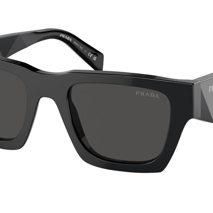 Prada PRA06SF Pillow Sunglasses  16K08Z-Black 54-145-19 - Color Map Black
