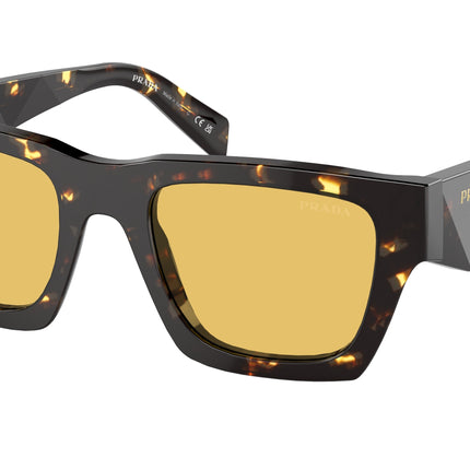 Prada PRA06S Pillow Sunglasses  16O10C-Tortoise Black Malt 50-145-21 - Color Map Brown